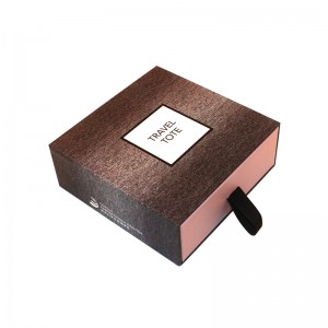 Картонная упаковка типа ящика с собственным логотипом для парфюмерии