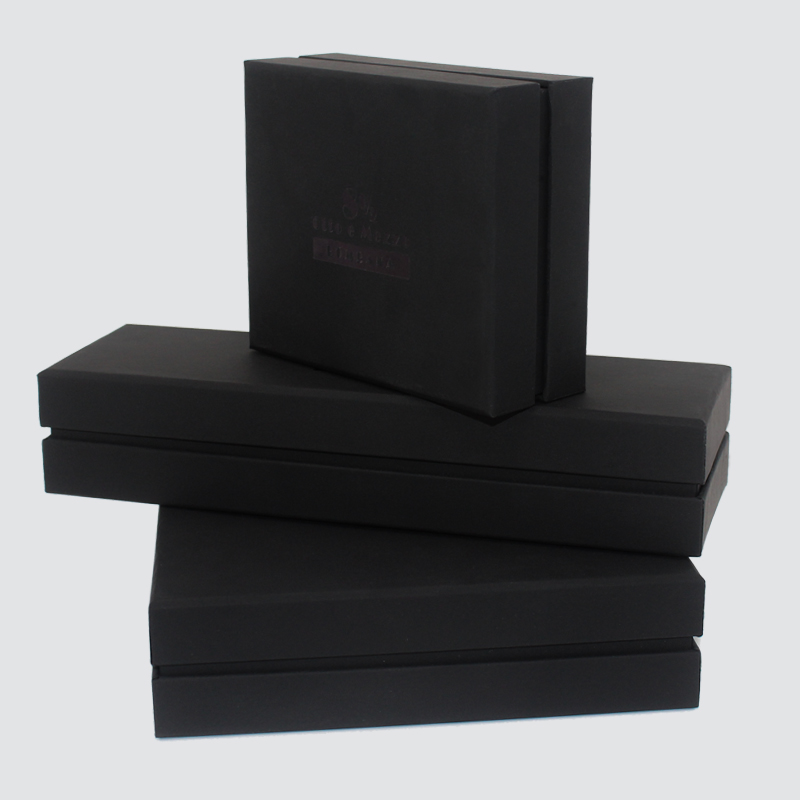 Индивидуальные Классический Черный Ящик Ювелирные Изделия Ожерелье Подарочная Коробка